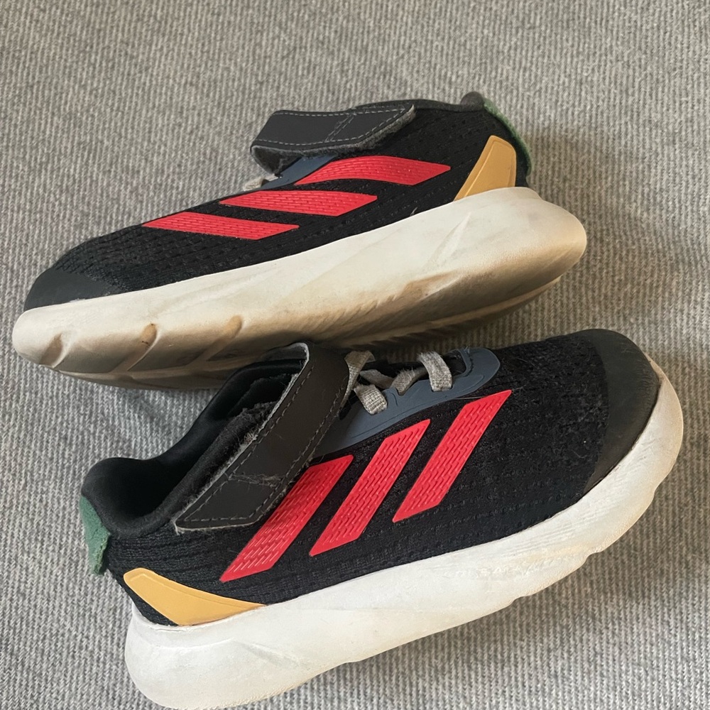 Toddler Boys Adidas Sneakers By Disney Size 10 Easy Slide On Shoes 10K